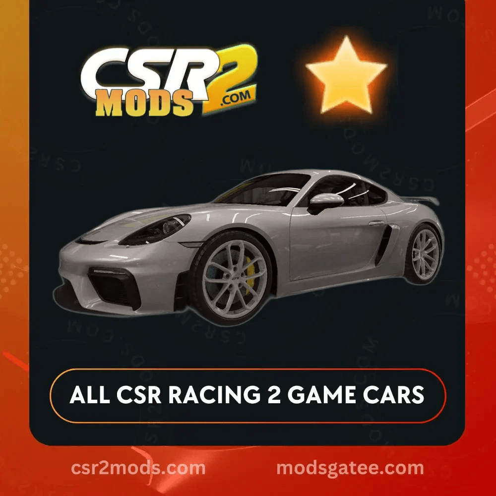 CSR2 Porsche 718 Cayman Gt4 2020 Gold Stars Car | CSR2 MODS
