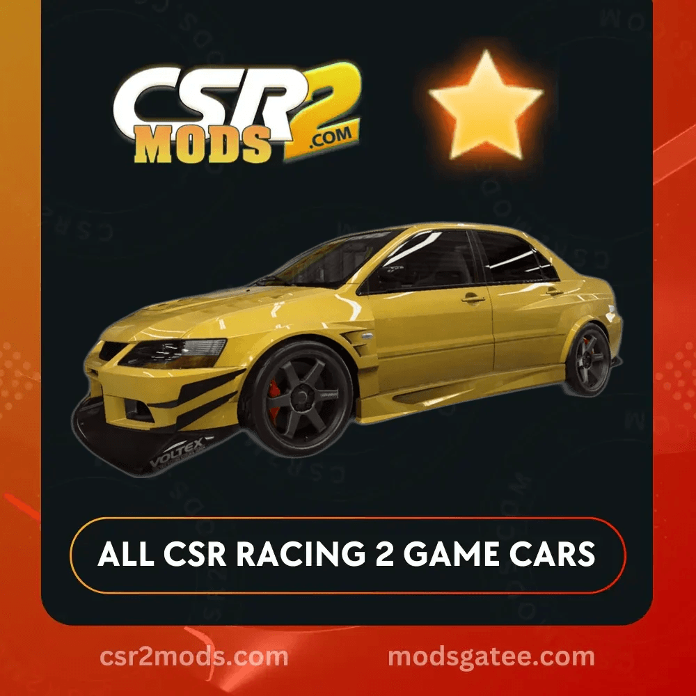 CSR2 Mitsubishi Voltex Lancer Evolution LX Gold Stars Car | CSR2 MODS