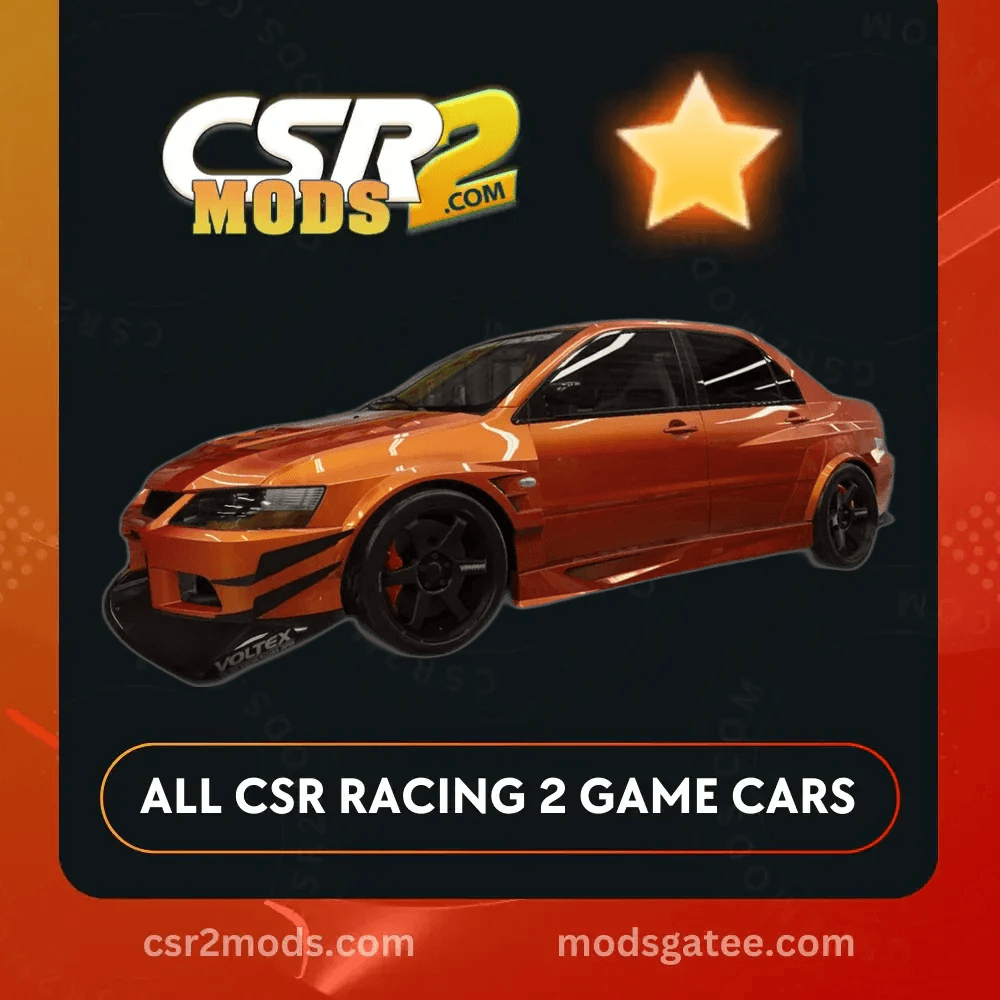 CSR2 Mitsubishi Voltex Lancer Evolution LX Gold Stars Car | CSR2 MODS