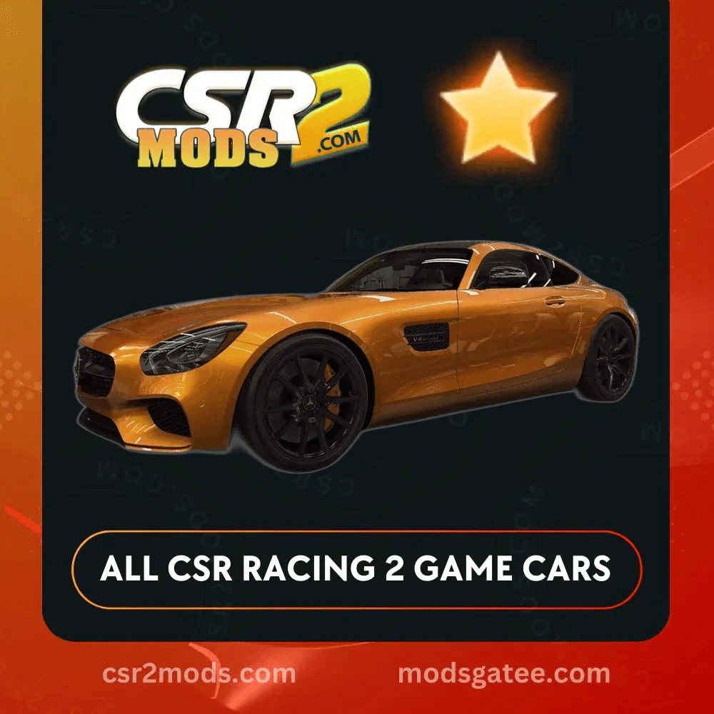 CSR2 Mercedes AMG Gt Gold Stars Car | CSR2 MODS