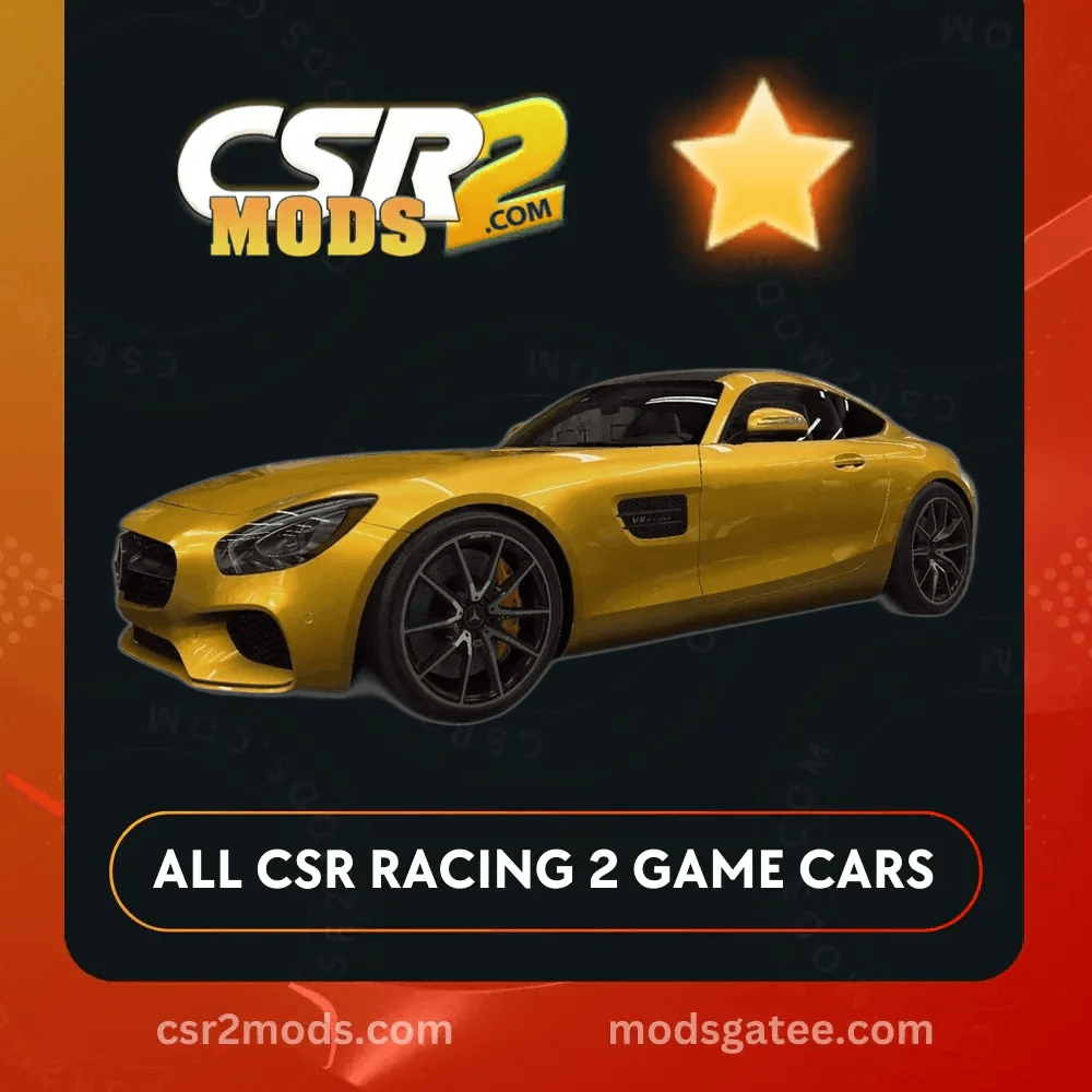 CSR2 Mercedes AMG Gt Gold Stars Car | CSR2 MODS
