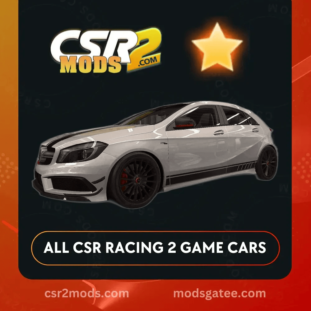 CSR2 Mercedes A 45 AMG Gold Stars CSR2 Car