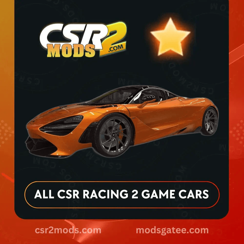 CSR2 Mclaren Vorsteiner 720S Gold Stars CSR2 Car