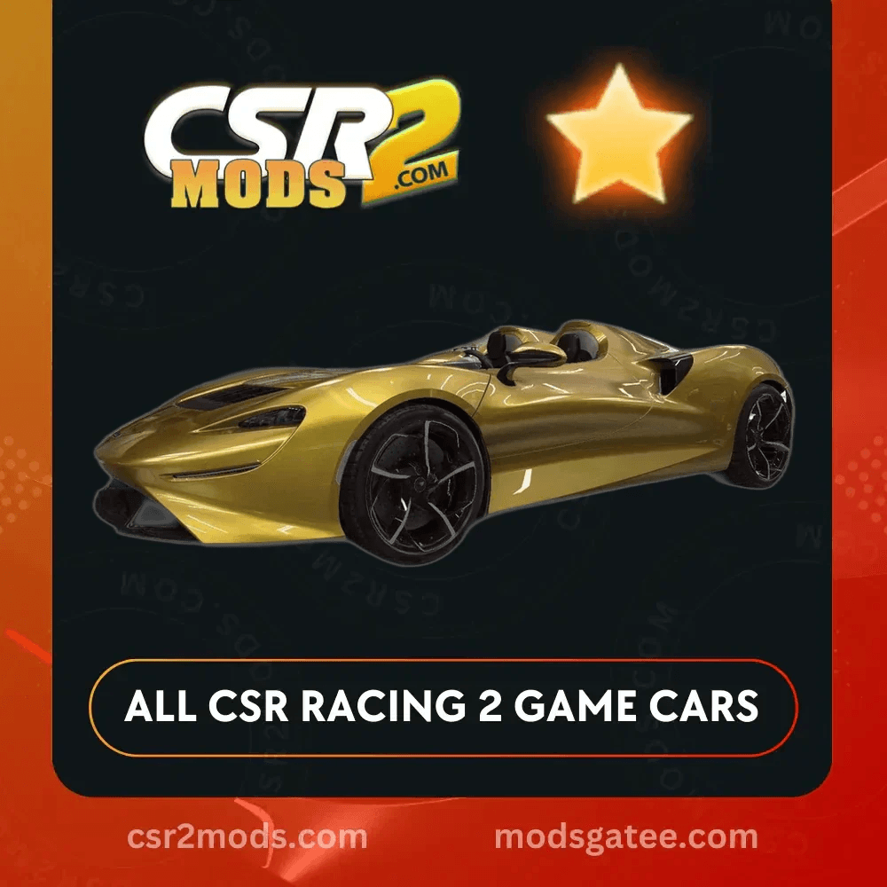 CSR2 Mclaren Elva Gold Stars Car | CSR2 MODS