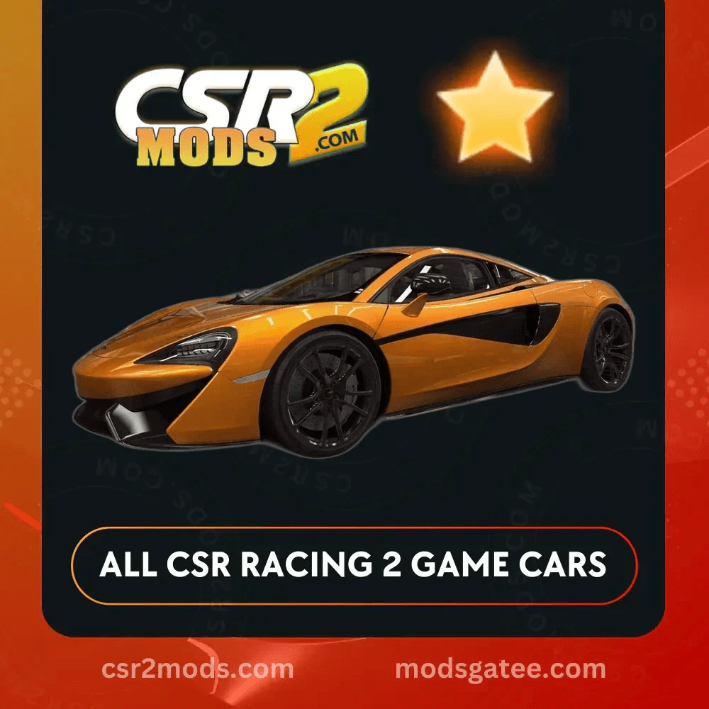 CSR2 Mclaren 570S Gold Stars Car | CSR2 MODS