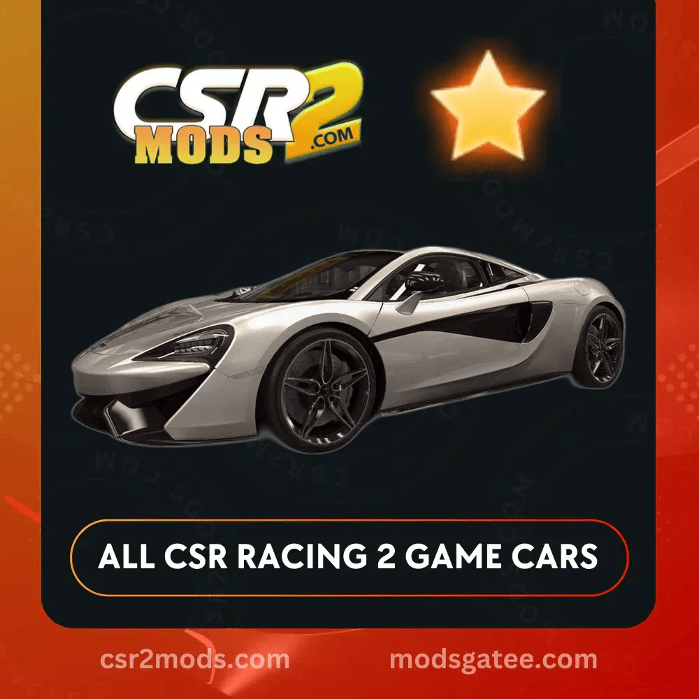 CSR2 Mclaren 570S Gold Stars Car | CSR2 MODS