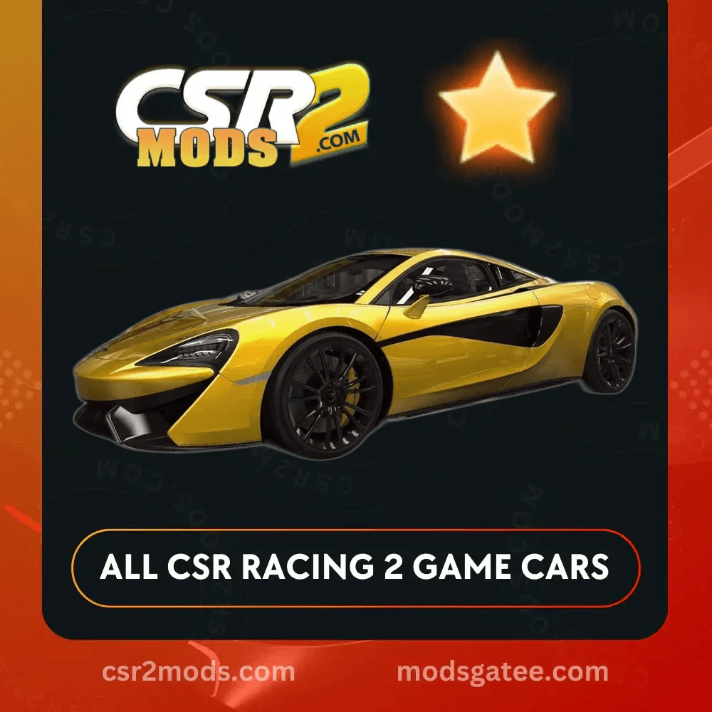 CSR2 Mclaren 570S Gold Stars Car | CSR2 MODS