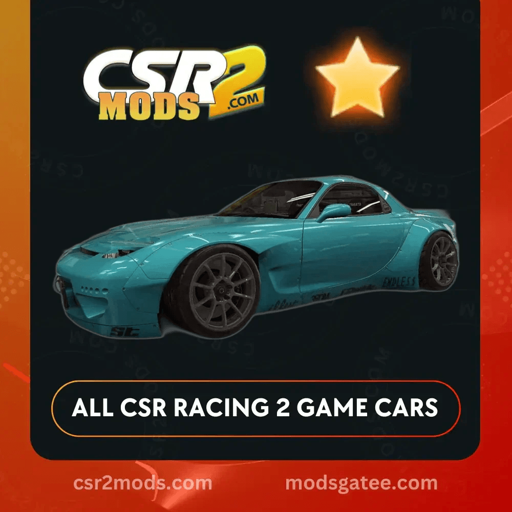 CSR2 Mazda Rocket Bunny Rx 7 Gold Stars Car | CSR2 MODS