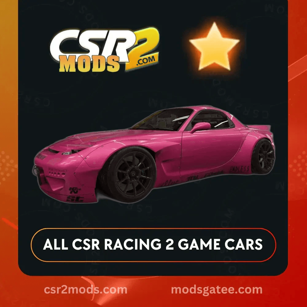 CSR2 Mazda Rocket Bunny Rx 7 Gold Stars Car | CSR2 MODS
