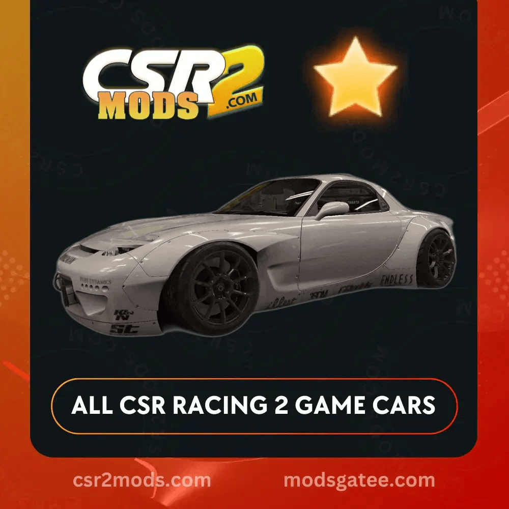 CSR2 Mazda Rocket Bunny Rx 7 Gold Stars Car | CSR2 MODS