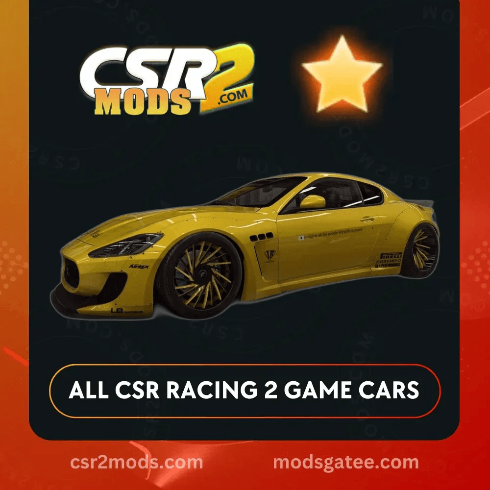 CSR2 Maserati Lb Granturismo Mc Stradale Gold Stars Car | CSR2 MODS