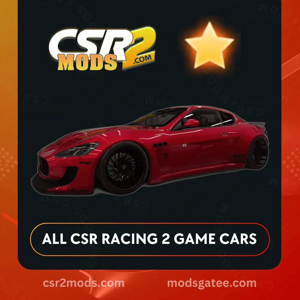 CSR2 Maserati Lb Granturismo Mc Stradale Gold Stars Car | CSR2 MODS