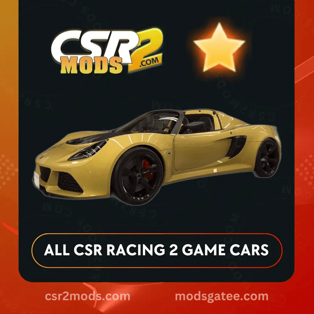 CSR2 Lotus Exige Sport 350 Gold Stars Car | CSR2 MODS