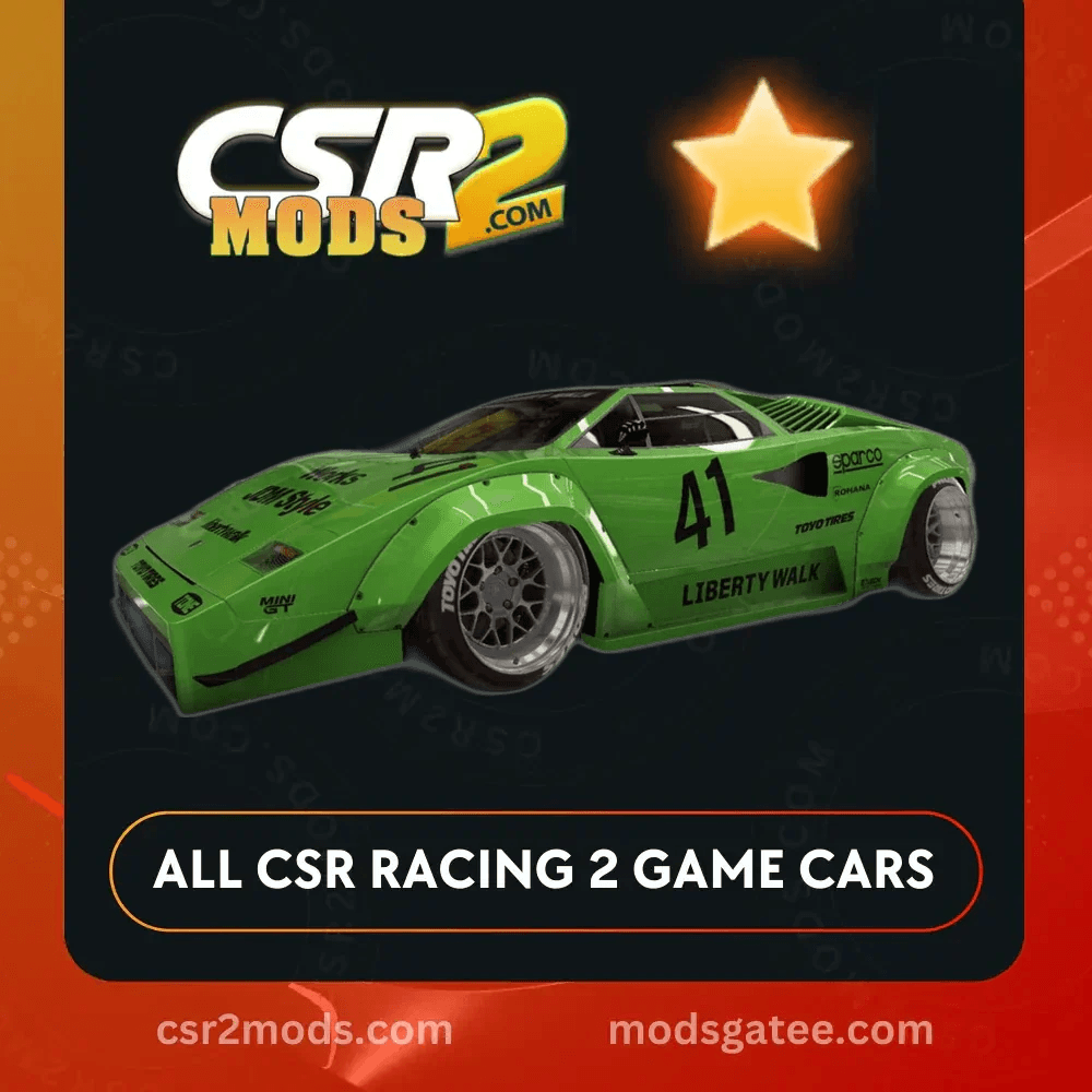 CSR2 Lamborghini LB Countach 1988 Gold Stars Car | CSR2 MODS