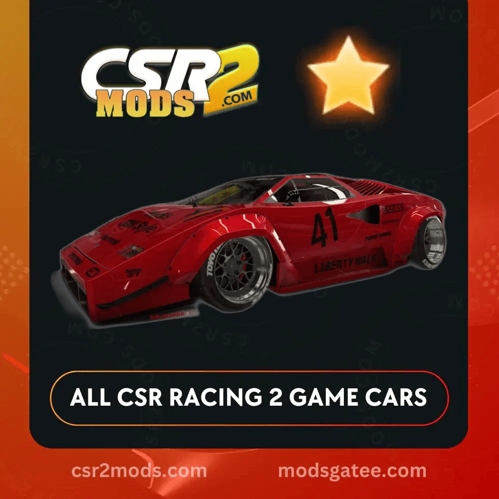 CSR2 Lamborghini LB Countach 1988 Gold Stars Car | CSR2 MODS