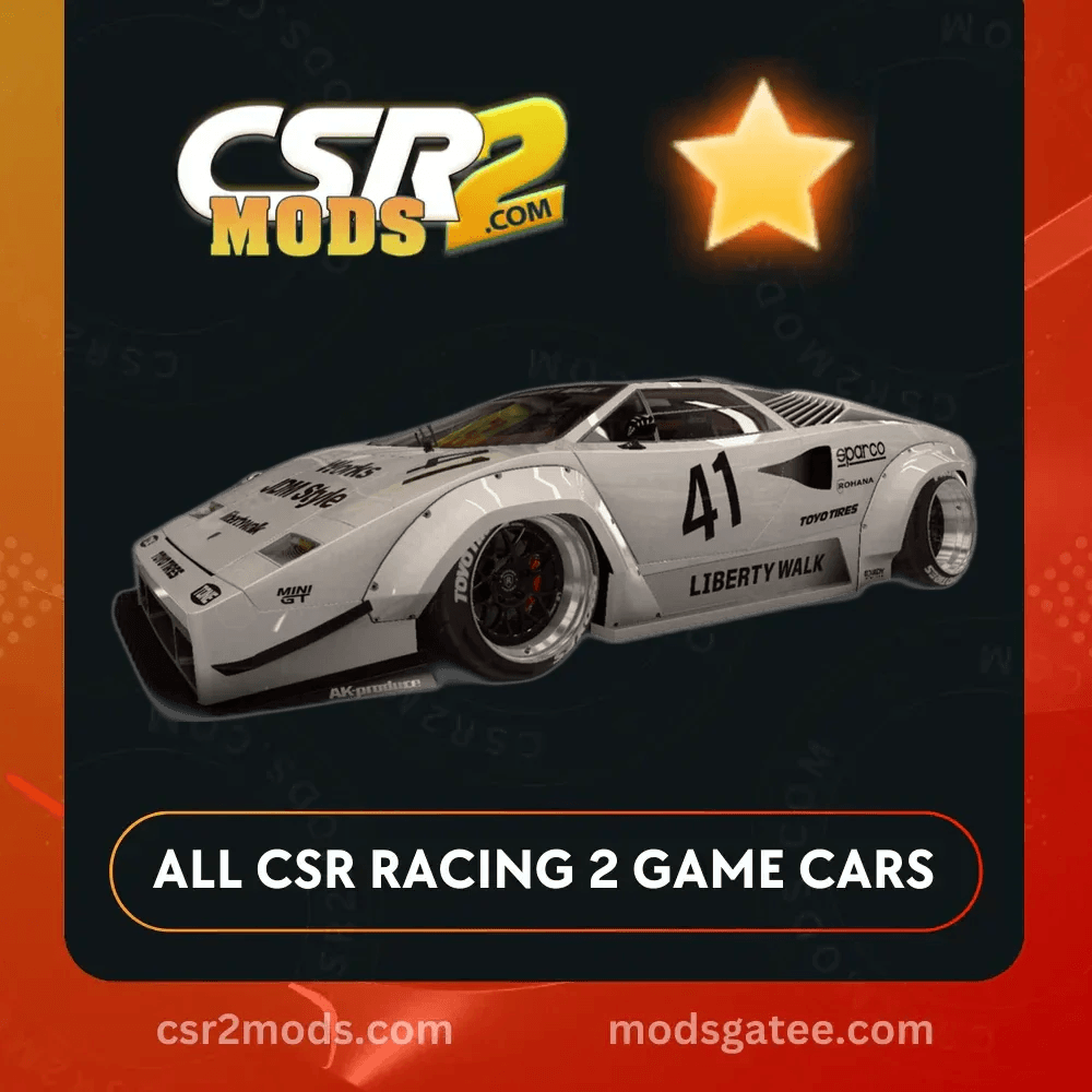 CSR2 Lamborghini LB Countach 1988 Gold Stars Car | CSR2 MODS