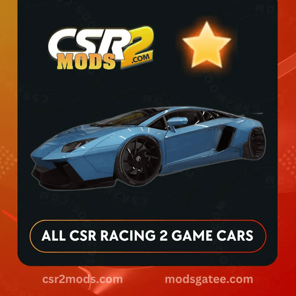 CSR2 Lamborghini LB Aventador Coupe Gold Stars Car | CSR2 MODS