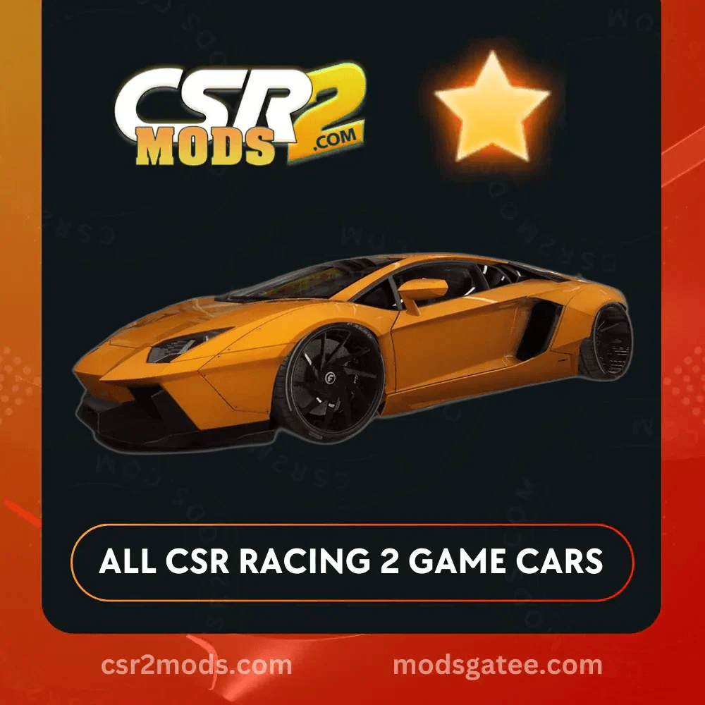 CSR2 Lamborghini LB Aventador Coupe Gold Stars Car | CSR2 MODS