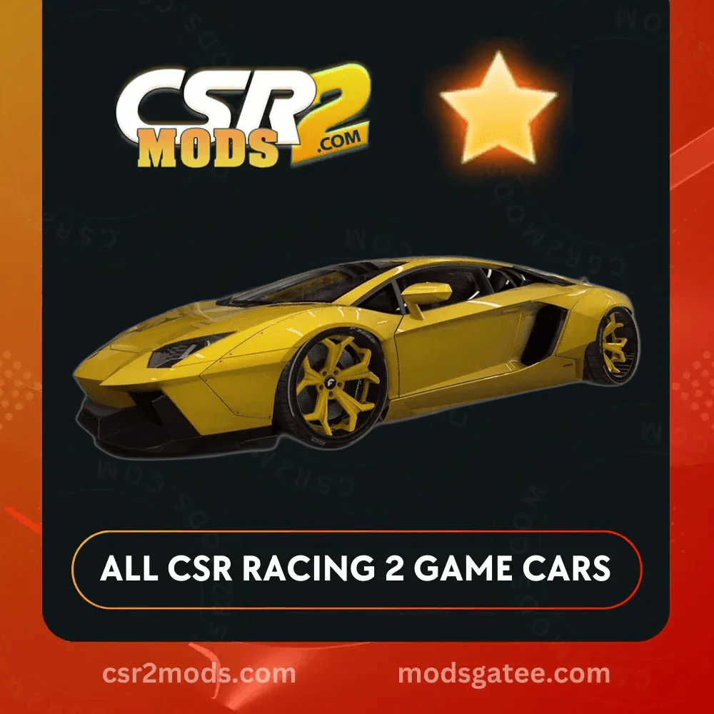 CSR2 Lamborghini LB Aventador Coupe Gold Stars Car | CSR2 MODS