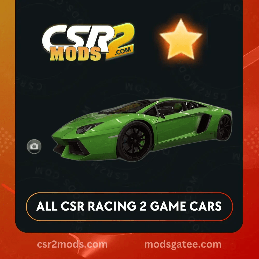 CSR2 Lamborghini Aventador Coupe Gold Stars Car | CSR2 MODS
