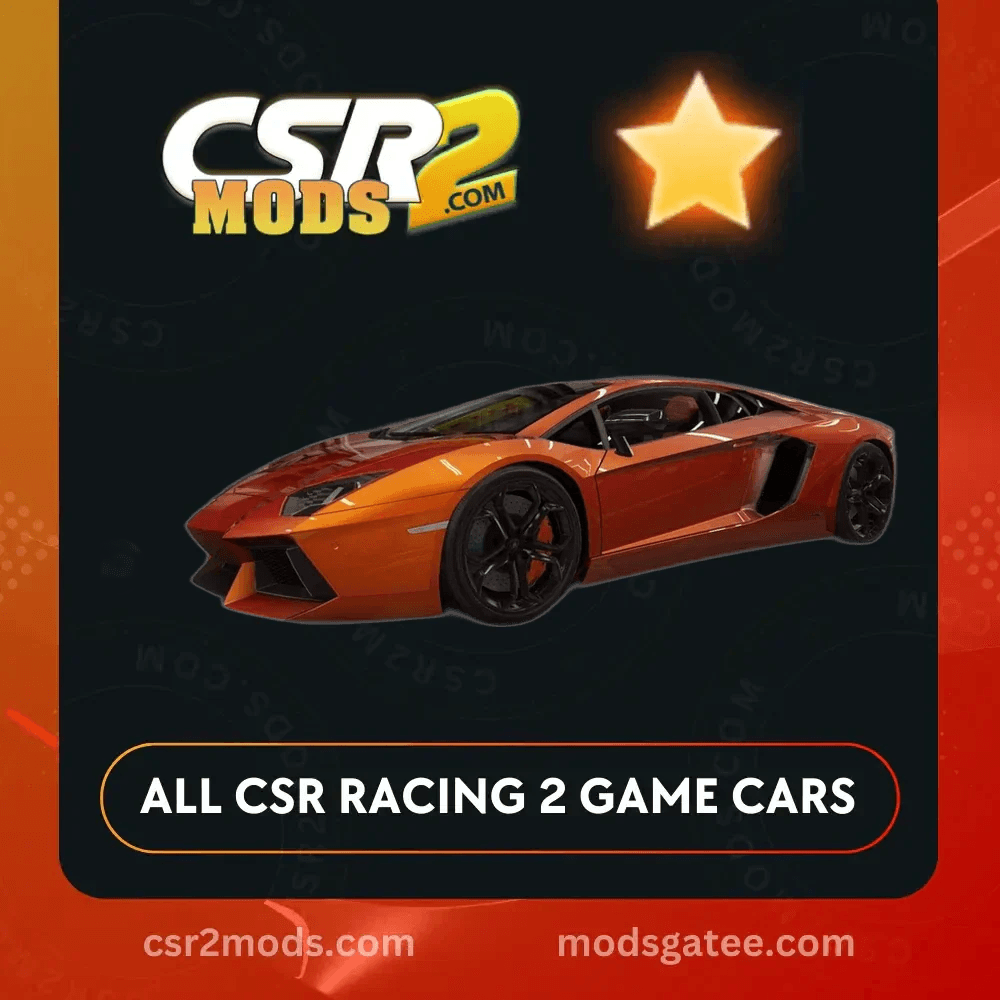 CSR2 Lamborghini Aventador Coupe Gold Stars Car | CSR2 MODS