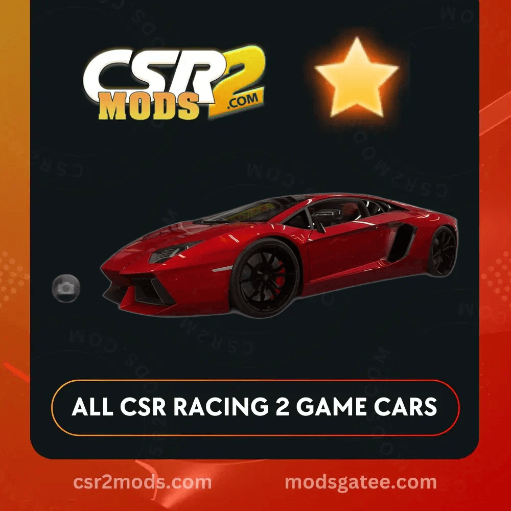 CSR2 Lamborghini Aventador Coupe Gold Stars Car | CSR2 MODS