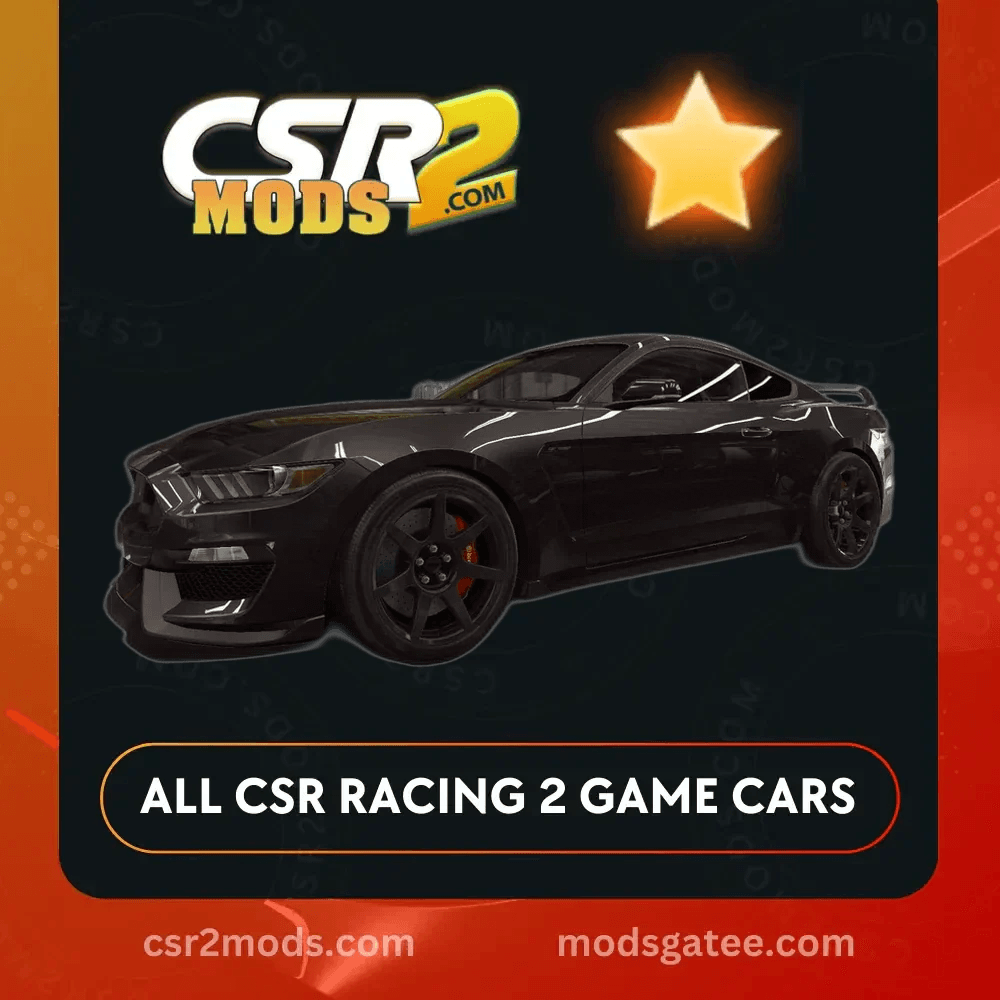 CSR2 Ford Shelby GT350R Gold Stars CSR2 Car