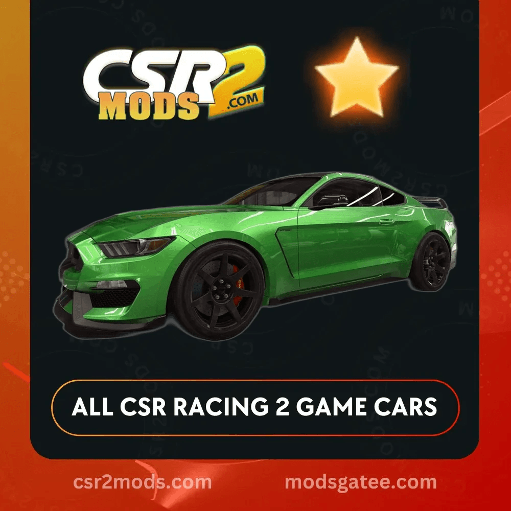 CSR2 Ford Shelby Gt350R Gold Stars Car | CSR2 MODS