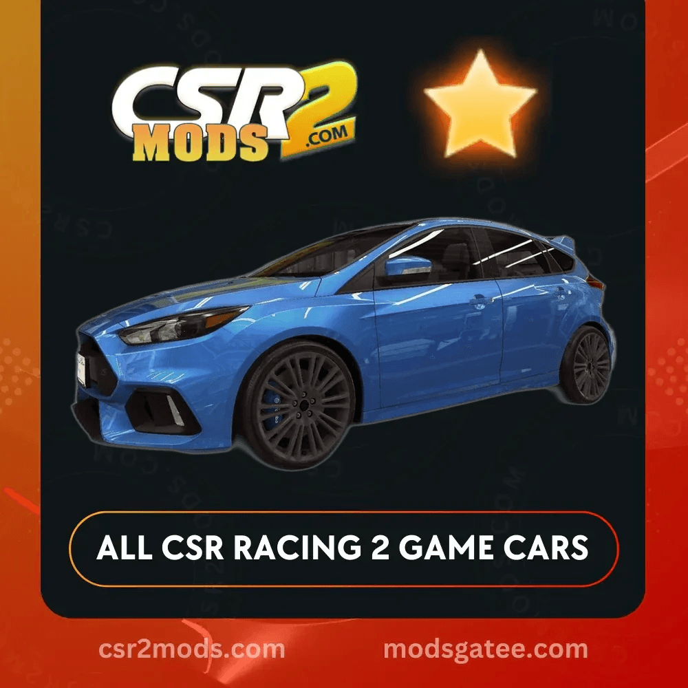 CSR2 Ford Focus Rs Gold Stars Car | CSR2 MODS