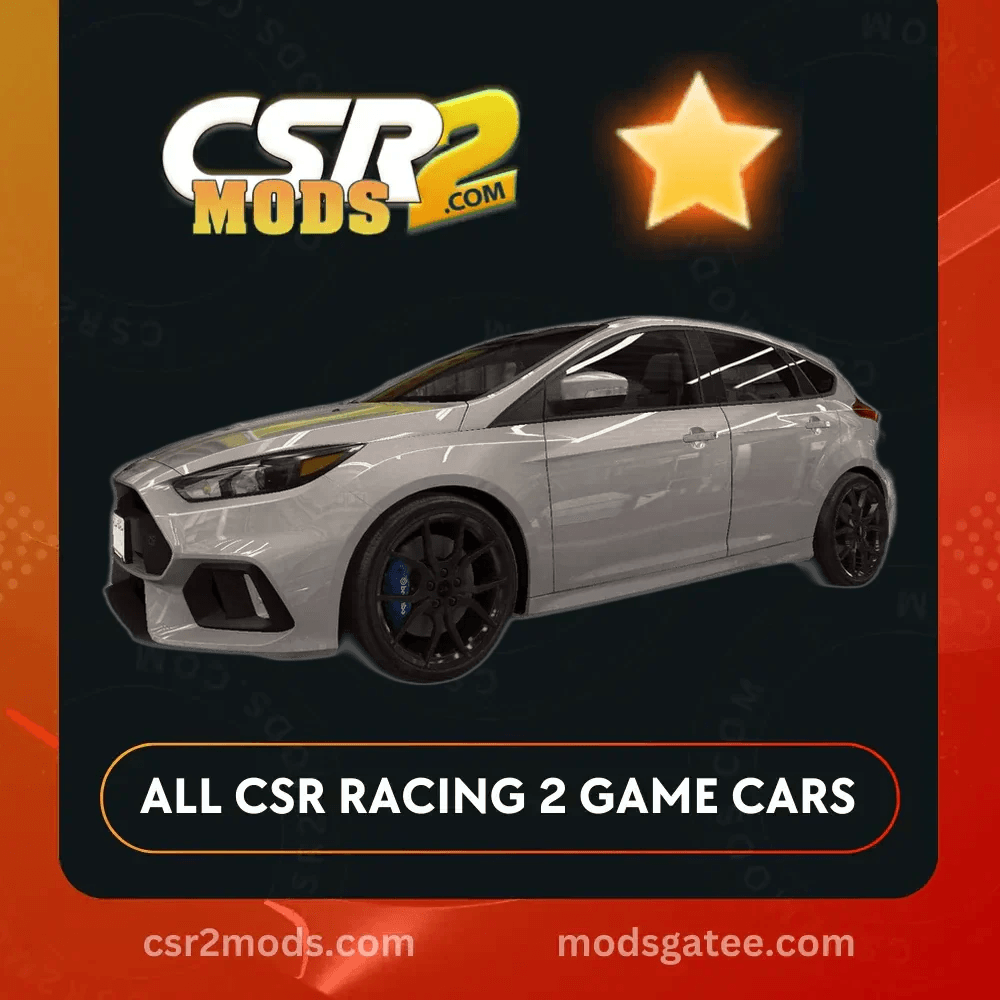 CSR2 Ford Focus Rs Gold Stars Car | CSR2 MODS