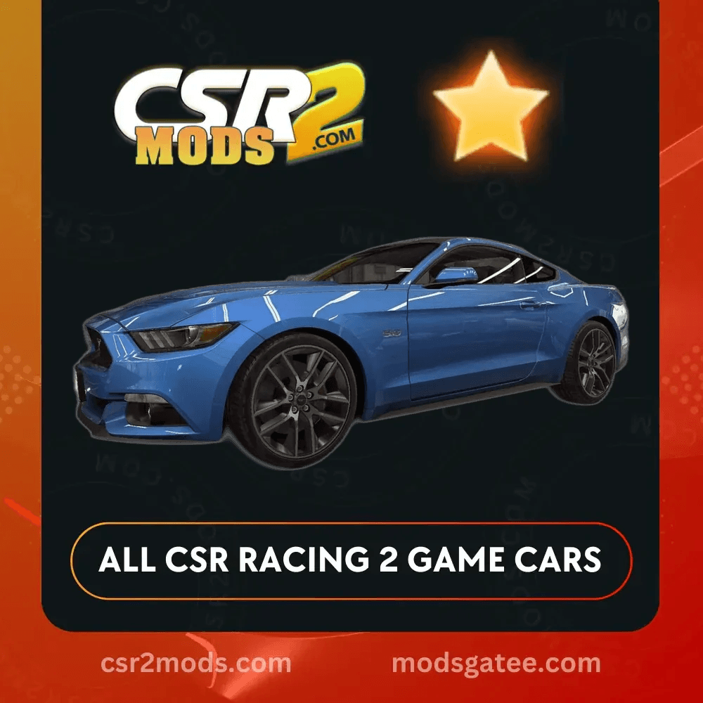 CSR2 Ford Mustang Gt Premium Gold Stars Car | CSR2 MODS