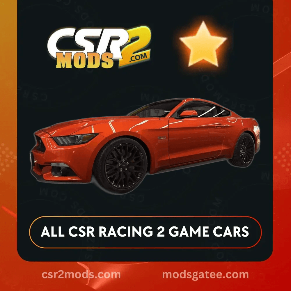 CSR2 Ford Mustang Gt Premium Gold Stars Car | CSR2 MODS