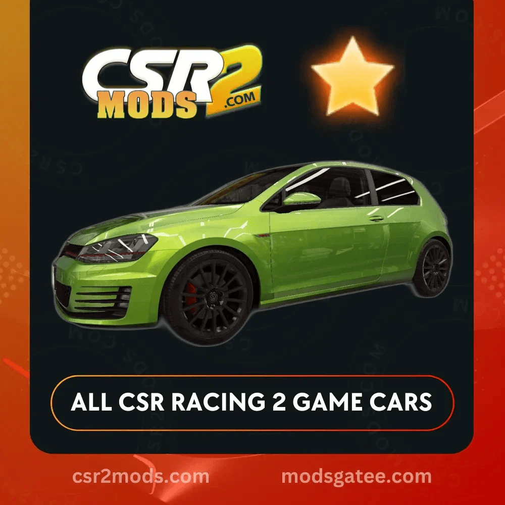 CSR2 Volkswagen Golf Gti Gold Stars Car | CSR2 MODS