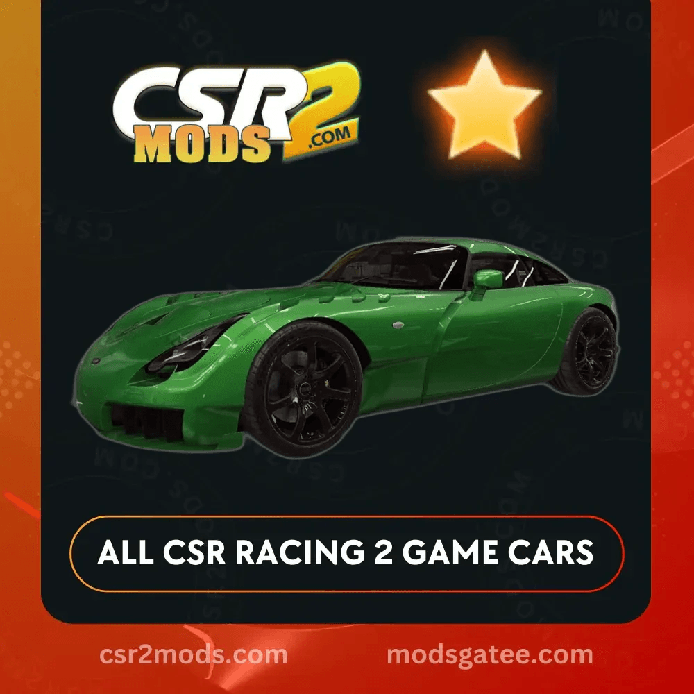 CSR2 TVR Sagaris Gold Stars Car | CSR2 MODS