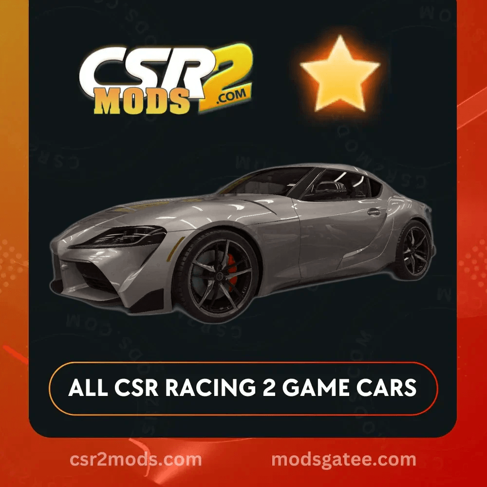 CSR2 Toyota Gr Supra Gold Stars Car | CSR2 MODS