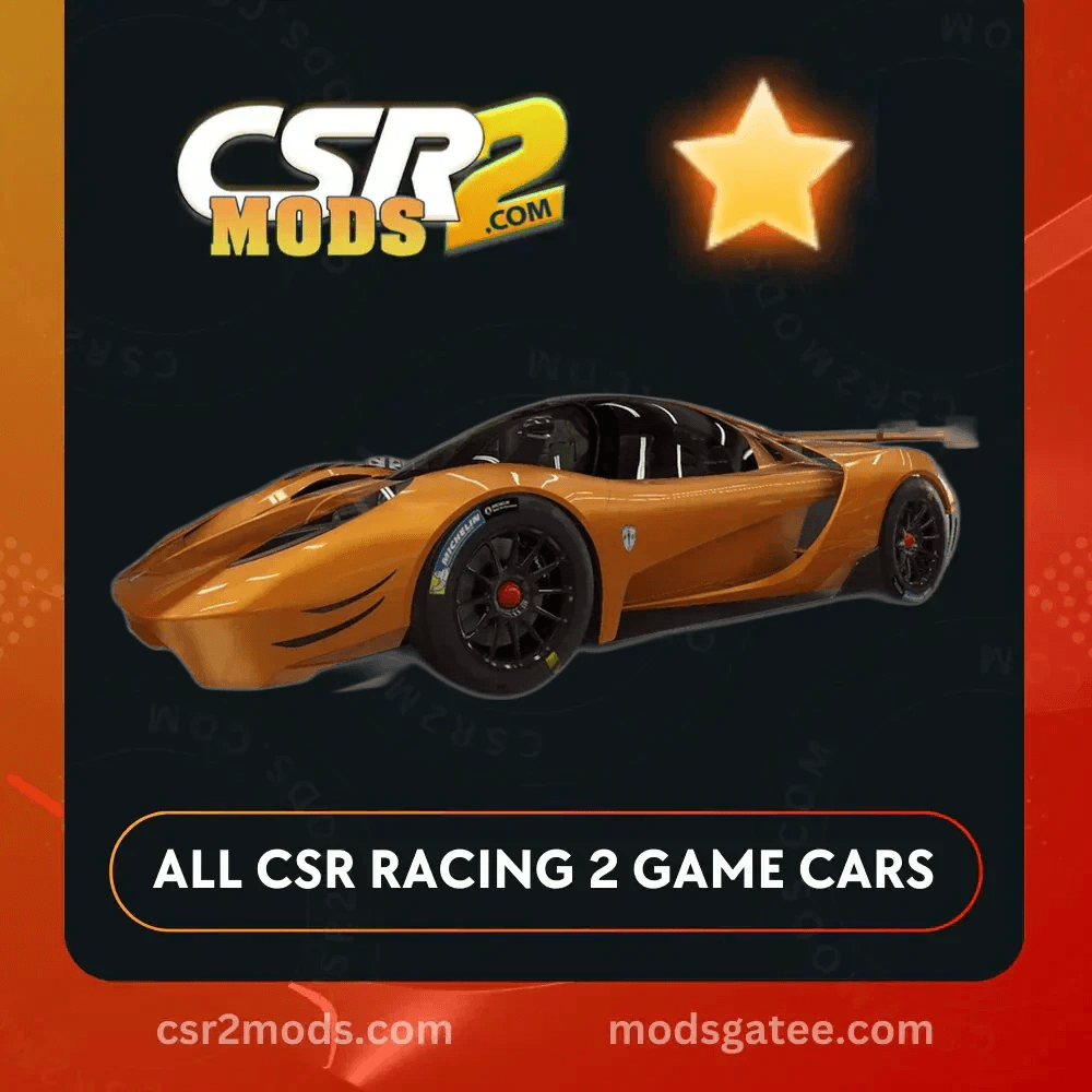 CSR2 SCG 004C Gold Stars Car | CSR2 MODS