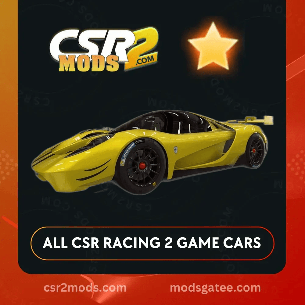 CSR2 SCG 004C Gold Stars Car | CSR2 MODS