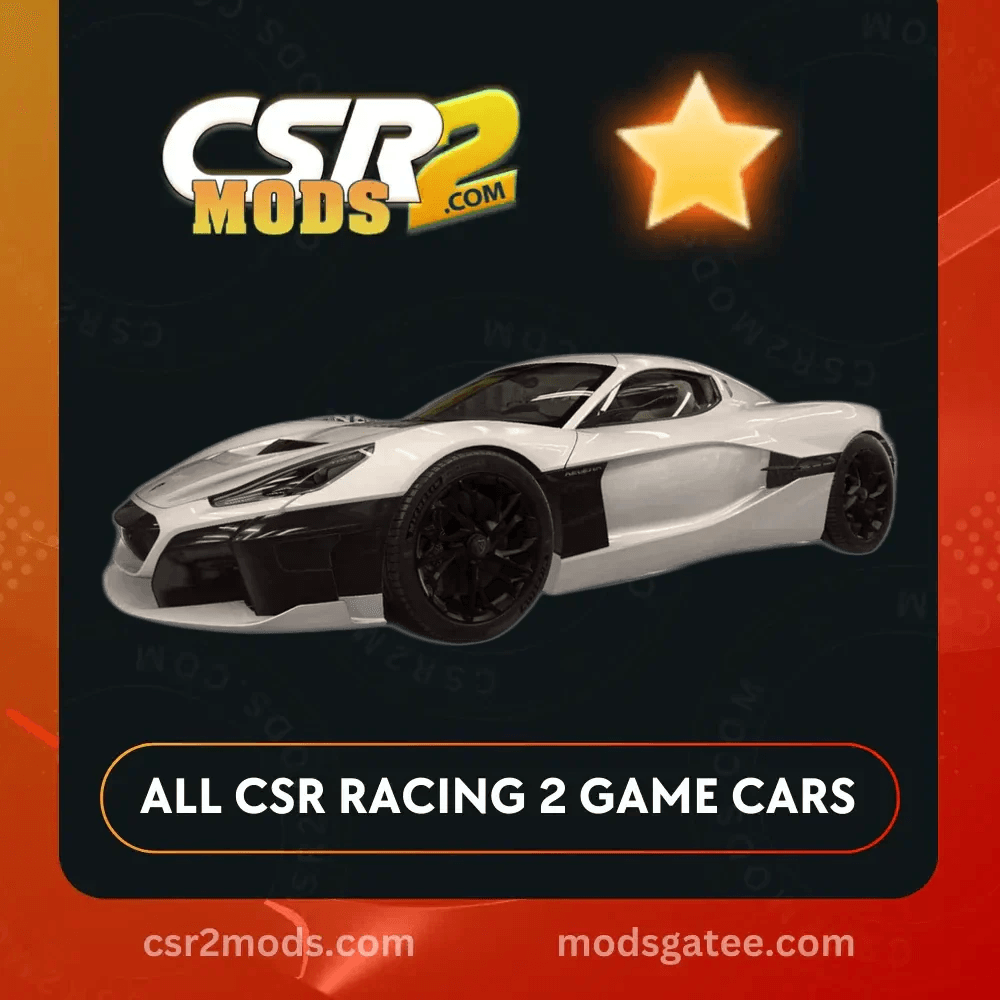 CSR2 Rimac Nevera Gold Stars Car | CSR2 MODS