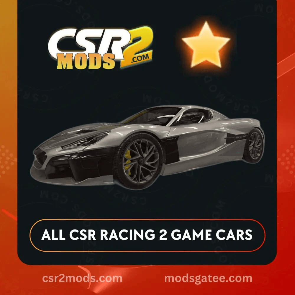 CSR2 Rimac Nevera Gold Stars Car | CSR2 MODS
