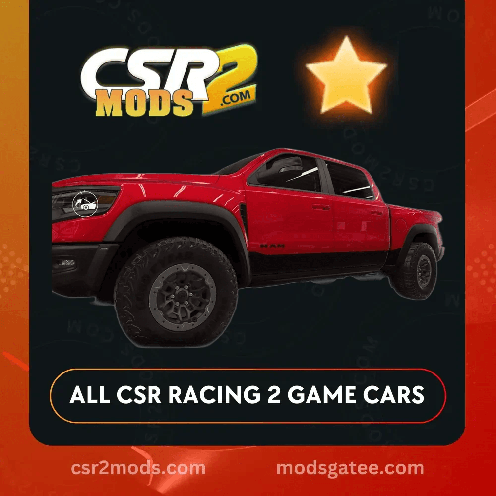 CSR2 Ram 1500 TRX Gold Stars Car | CSR2 MODS