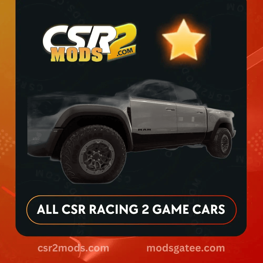 CSR2 Ram 1500 TRX Gold Stars Car | CSR2 MODS