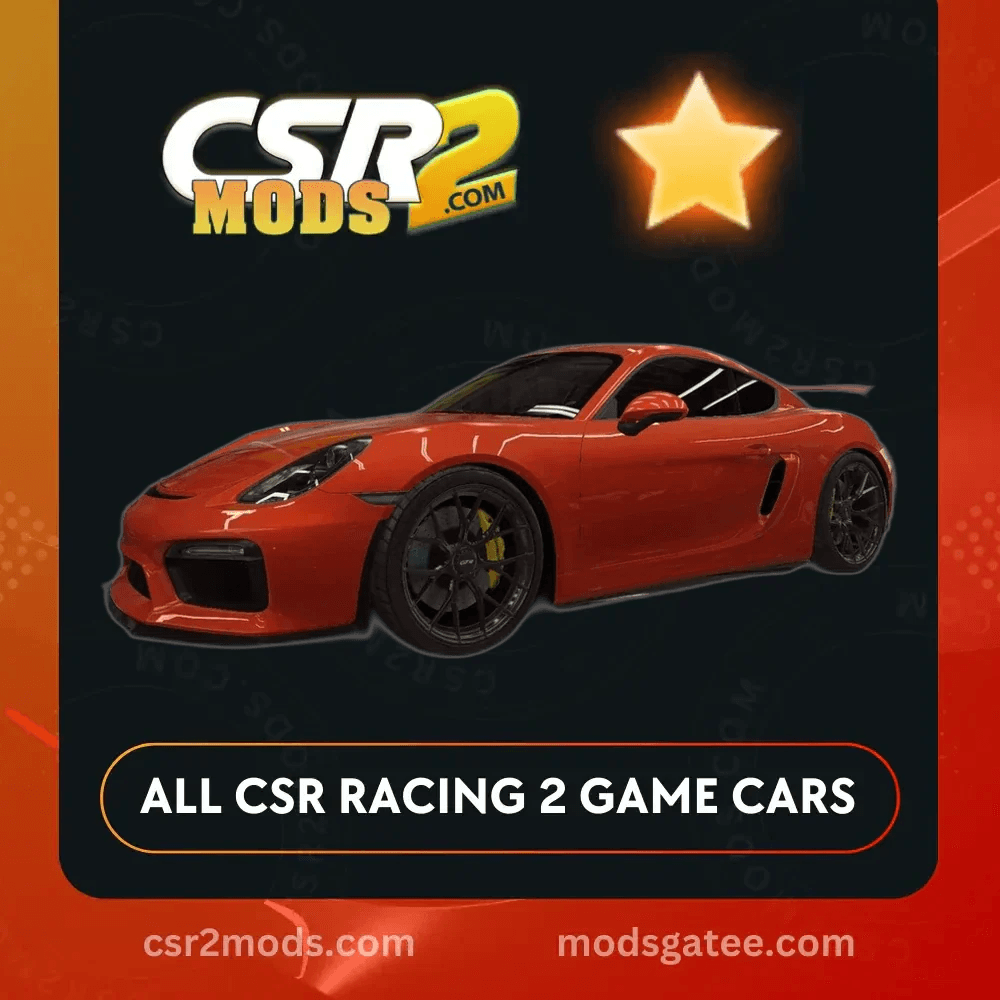 CSR2 Porsche Cayman GT4 Gold Stars Car | CSR2 MODS