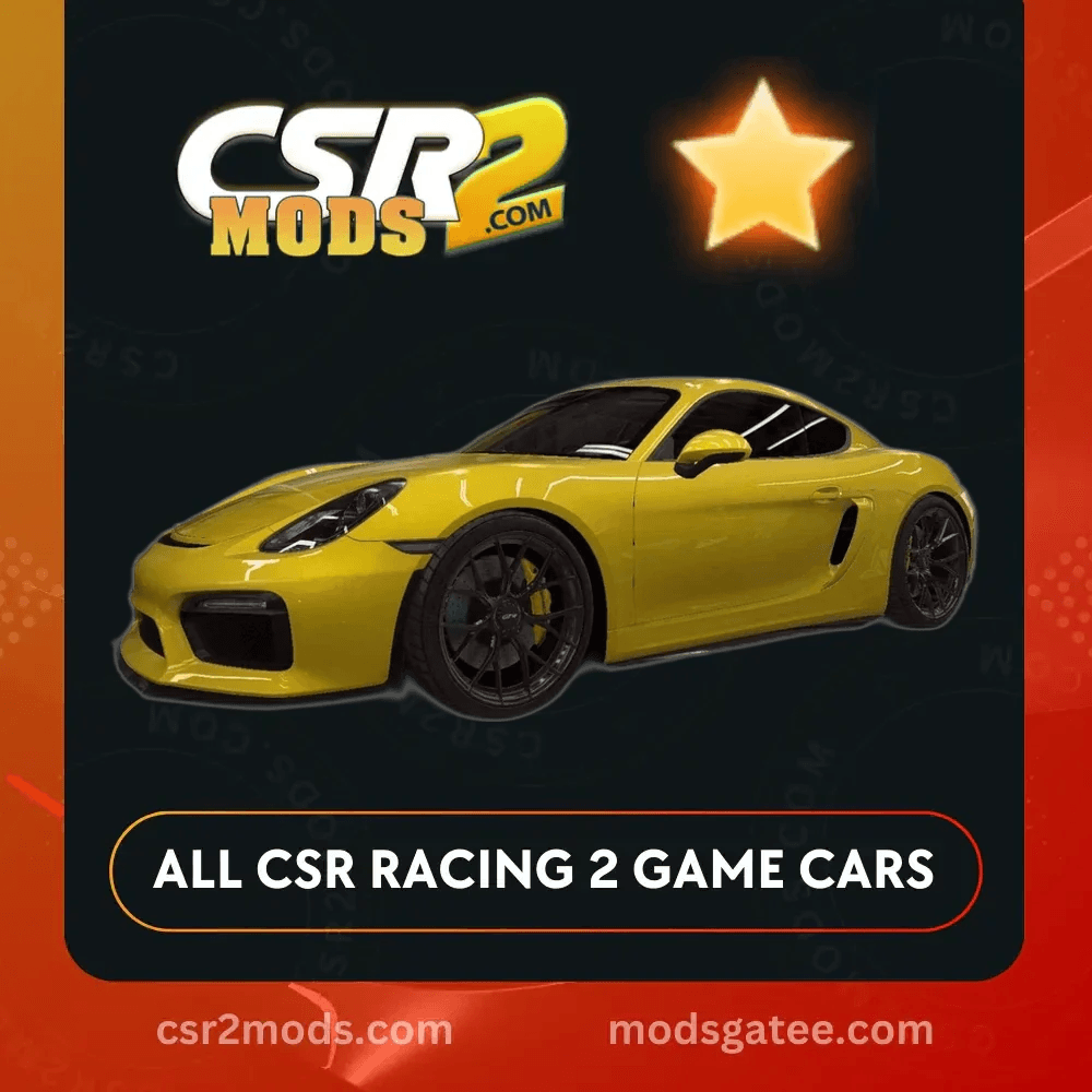 CSR2 Porsche Cayman GT4 Gold Stars Car | CSR2 MODS