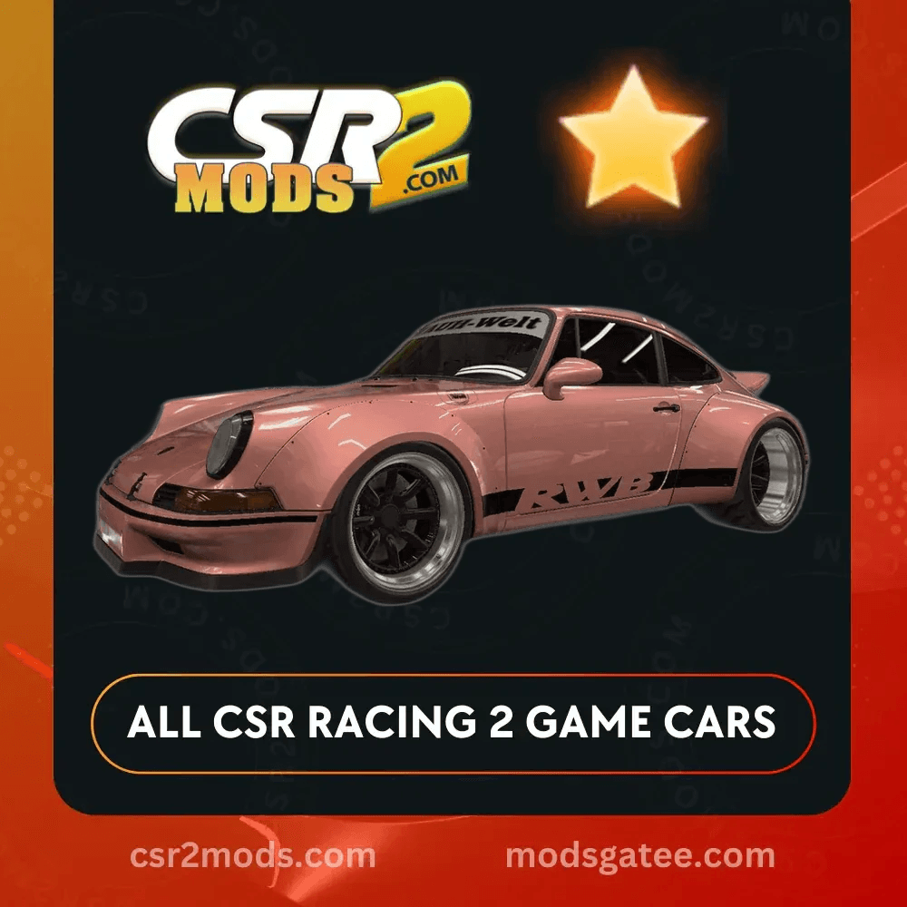 CSR2 Porsche RWB 911 F Series Narro Style Gold Stars Car | CSR2 MODS