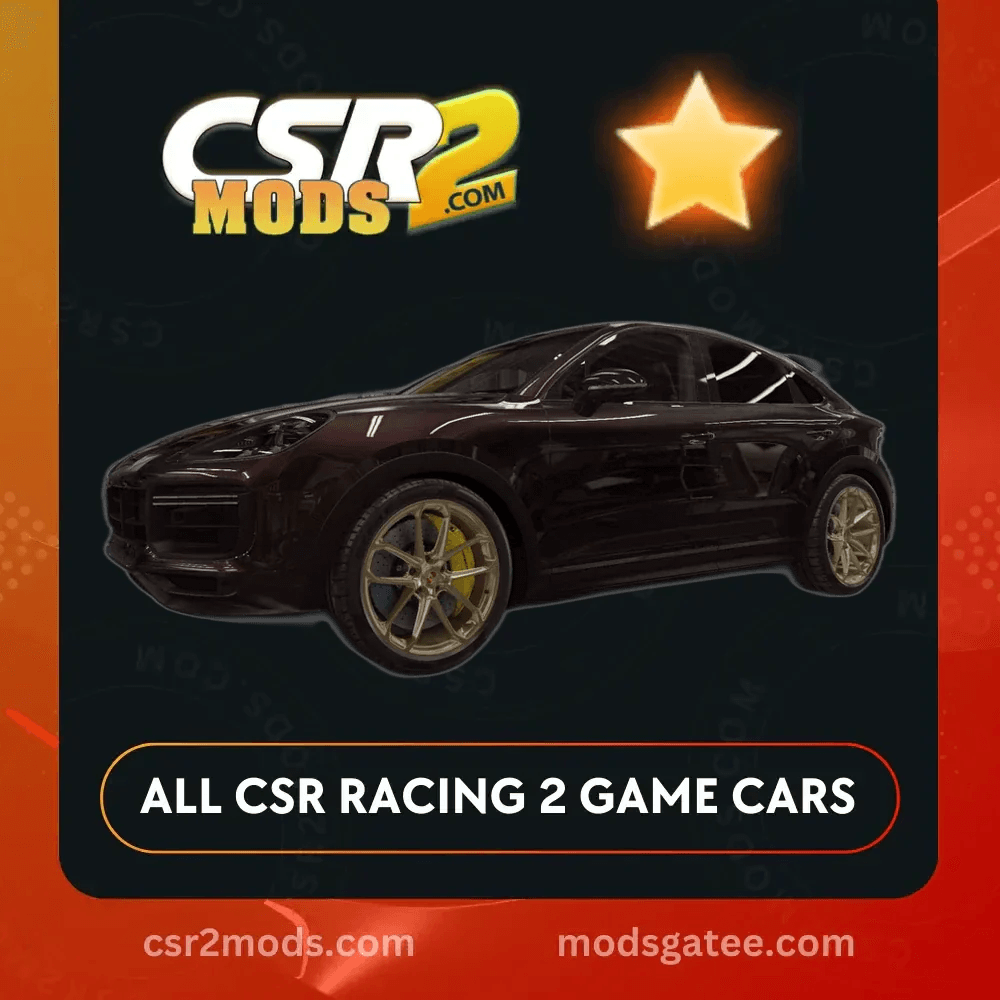 CSR2 Porsche Cayenne Turbo S Gold Stars Car | CSR2 MODS