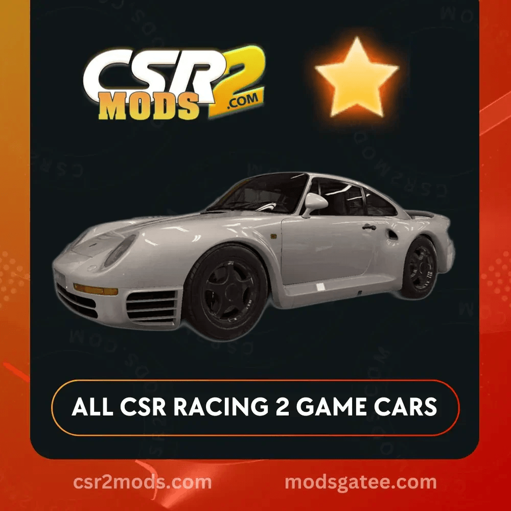 CSR2 Porsche 959 Gold Stars Car | CSR2 MODS