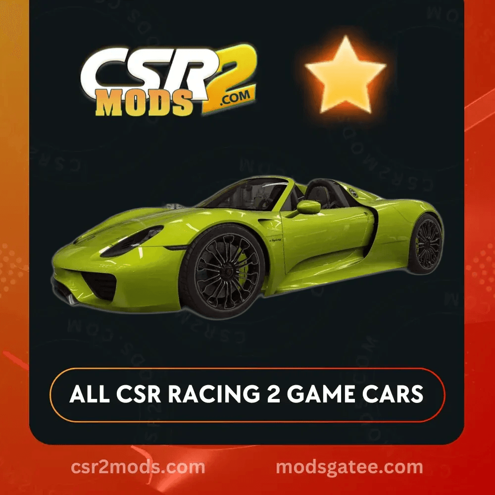 CSR2 Porsche 918 Spyder Gold Stars CSR2 Car