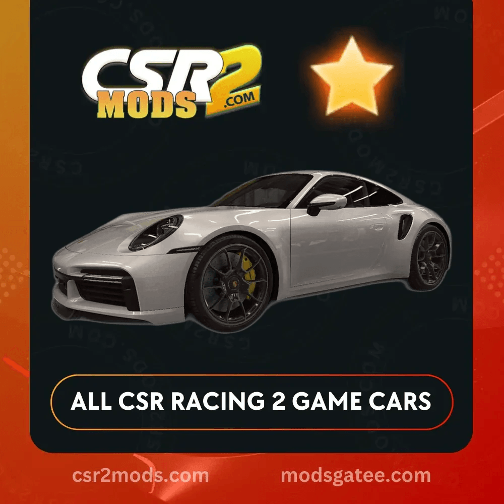 CSR2 Porsche 911 Turbo S 992 Gold Stars Car | CSR2 MODS