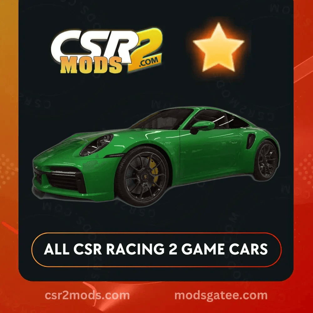 CSR2 Porsche 911 Turbo S 992 Gold Stars Car | CSR2 MODS