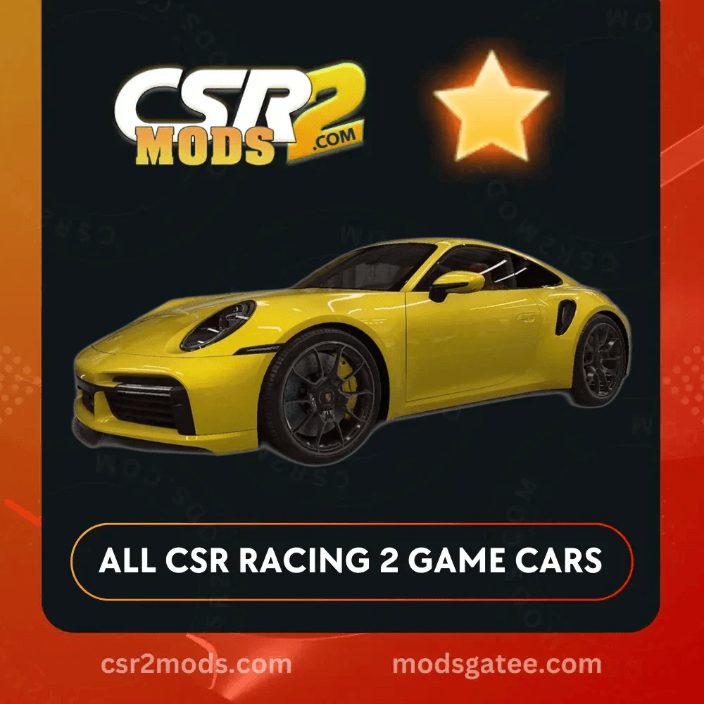 CSR2 Porsche 911 Turbo S 992 Gold Stars Car | CSR2 MODS